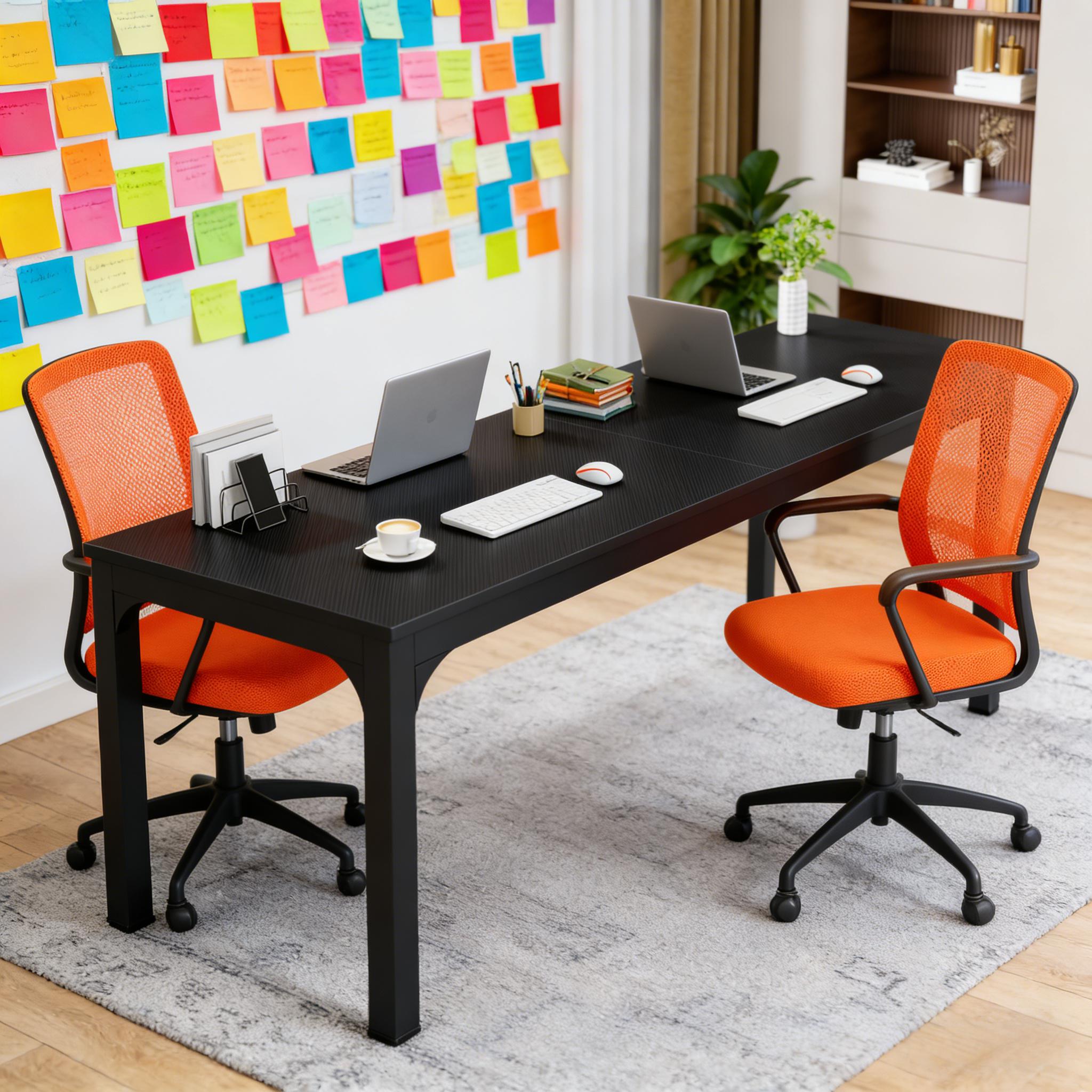 Dual Person Office Table, Computer Desk, Rectangle Executive Desk