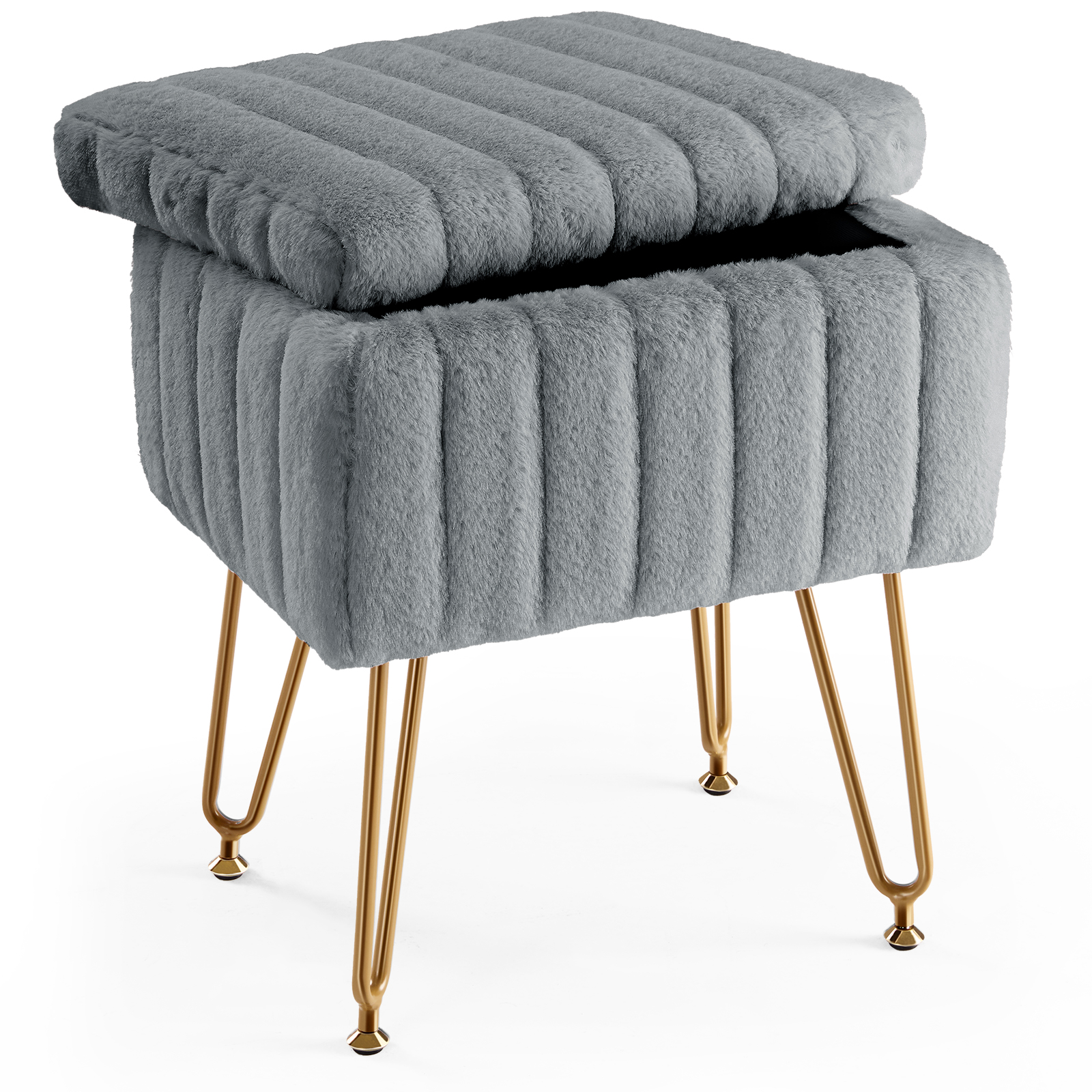 Dressing Stool And Chair With Storage Space