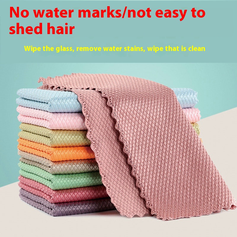 Car Glass Special Seamless Absorbent Scale Rag